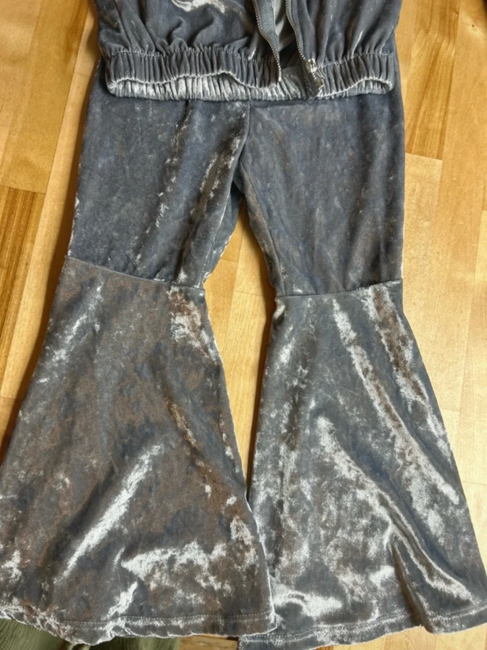 Velour Flared Tracksuit